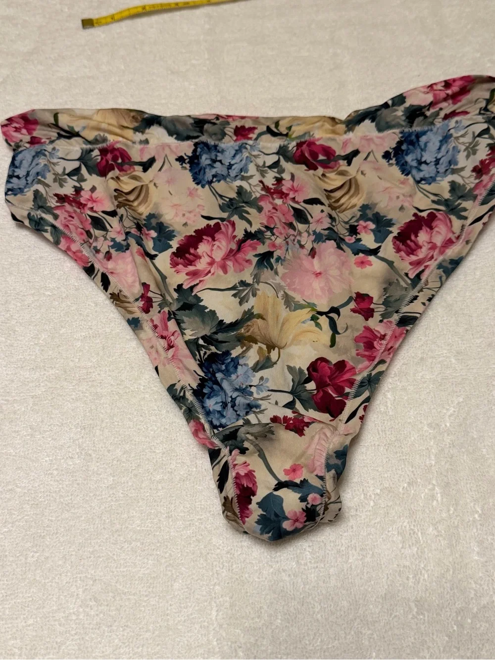 Cacique Comfort Bliss Floral Print French Cut Thong Panties